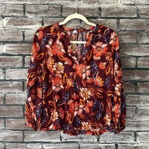 Old Navy – Floral Blouse – Women – XS – Multicolor – Boho Fall Top